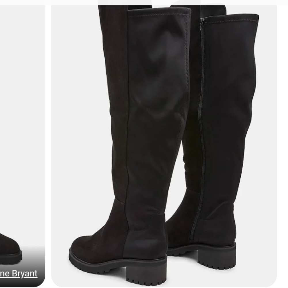 NWT Lane Bryant Plus Size Dream Cloud Over-the-knee Boots - Picture 2 of 5
